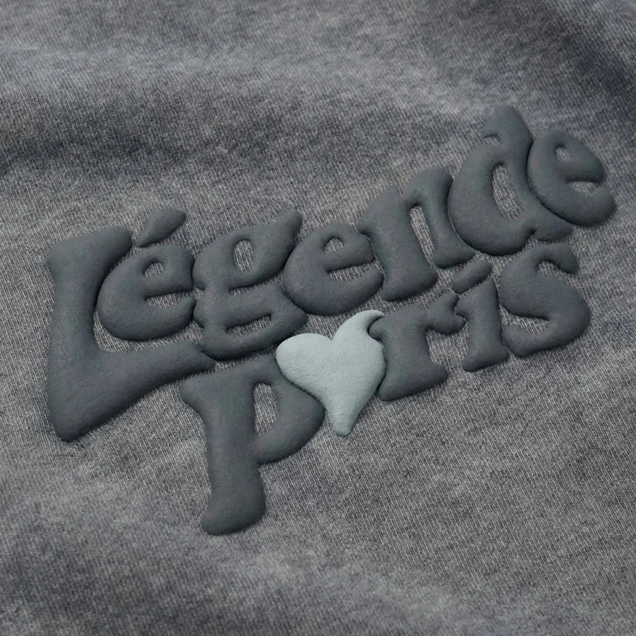 Detailed View of Légende Paris LND Gradient Charcoal Washed Sweatpants
